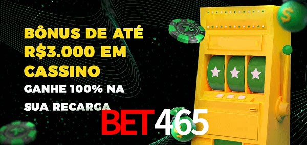 BET465 melhor bônus de depósito